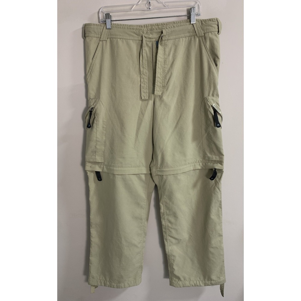 Vintage Nike ACG Cargo Pants Mens Medium Convertible Zip Off Hiking Fishing Y2K